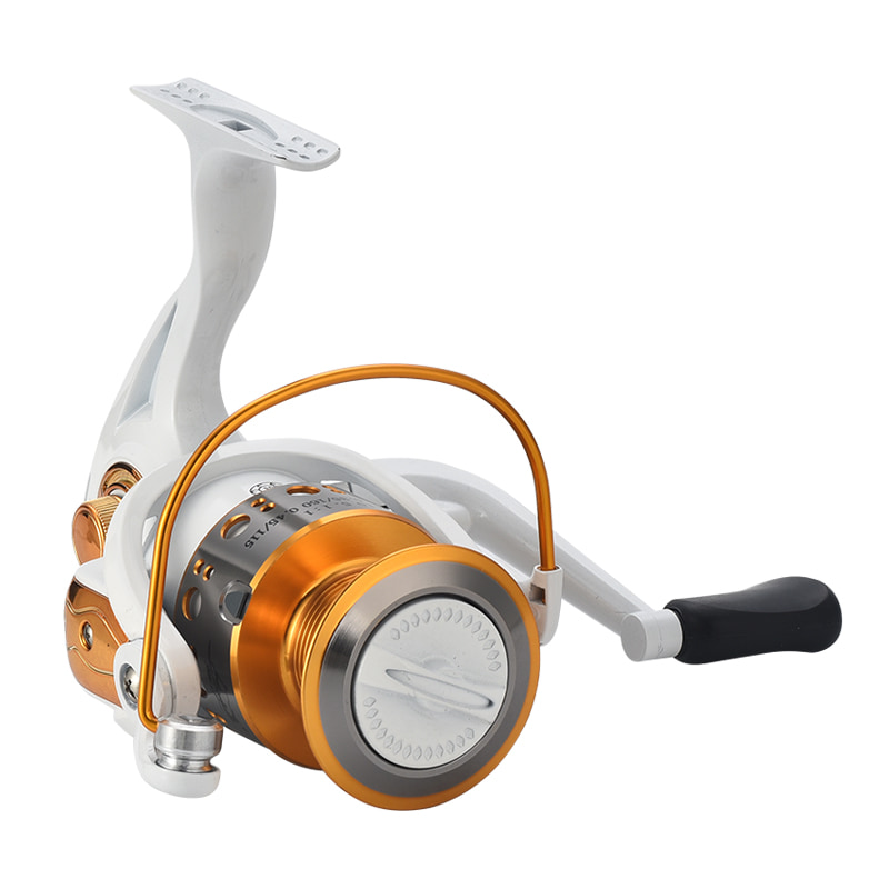 ホワイトメタルスプール海釣りスピニングリール海水ベイトキャスティングサーフリールスピニングフィッシングリール