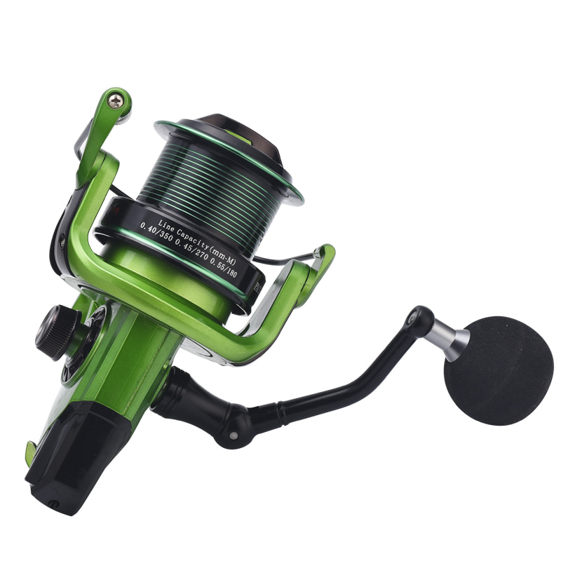 グリーンメタル深海魚リール遠方ホイールロングキャストいかだホイール餌キャスティングリールスピニング釣りリール